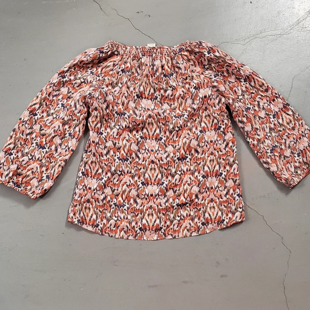 Sundance Peasant Boho Silk Top - Picture 5 of 5